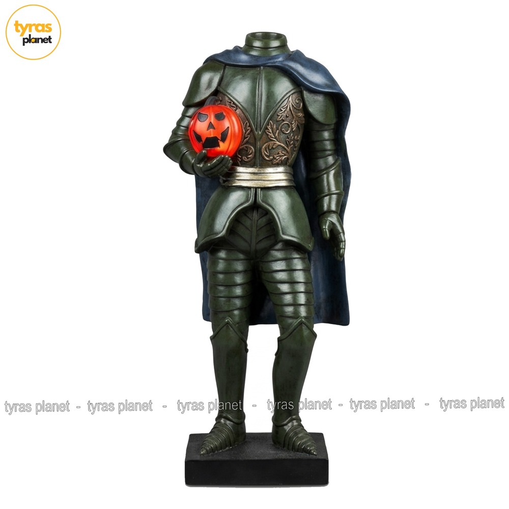 Martha Stewart Halloween 15" Headless Horseman LED Light Up Statue Sleepy Hollow
